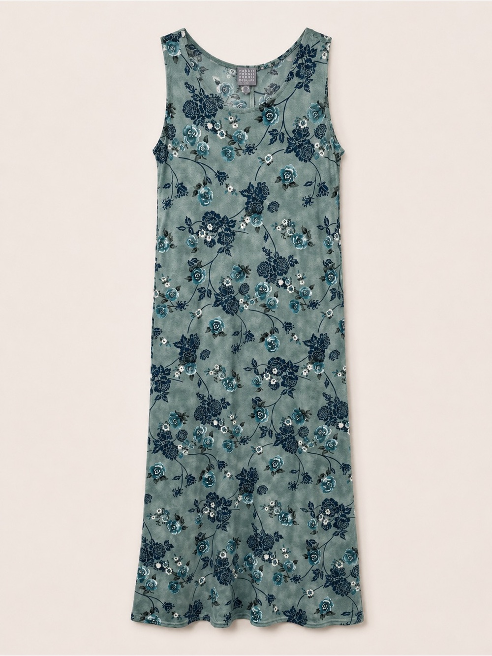 Rabbit Designs Vintage Floral Maxi Dress Size 6 Made in USA